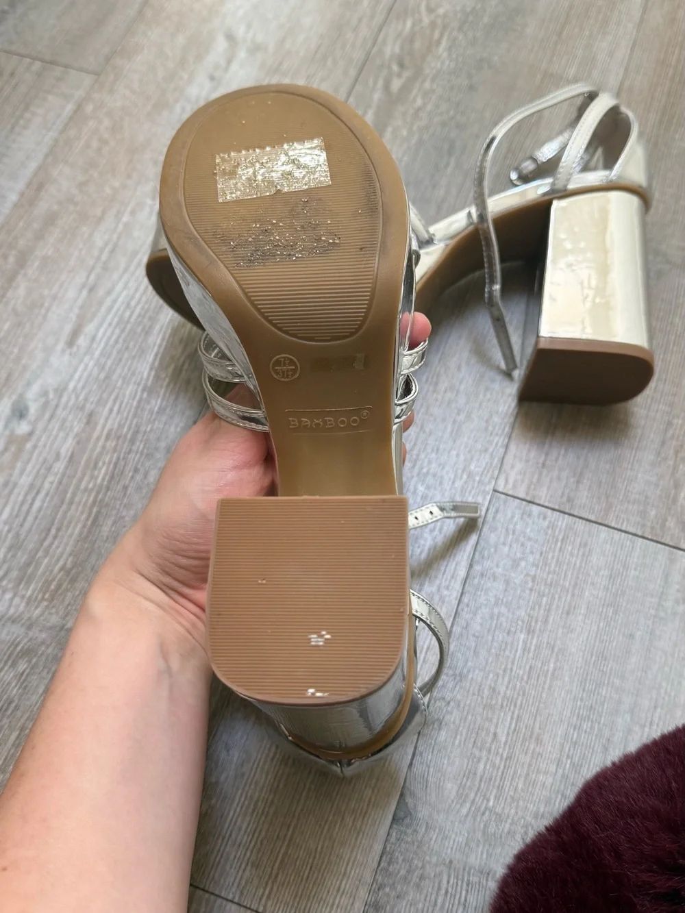 BAMBOO shiny silver